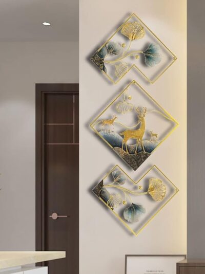 Metal Abstract Figures handcrafted Wall Sculpture wall art